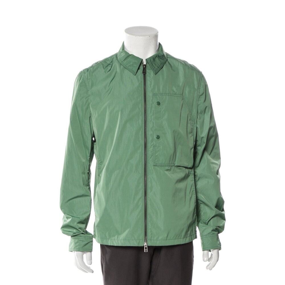 BELSTAFF Rail Overshirt Jacket Men Sz Medium‎ New Sample Green Tactical